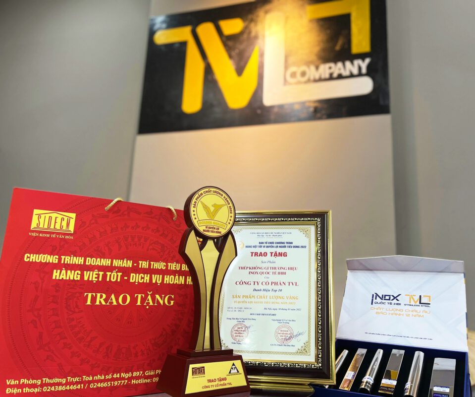 Inox Quốc Tế iHBI TVL – Top 10 sản phẩm chất lượng vàng Việt Nam